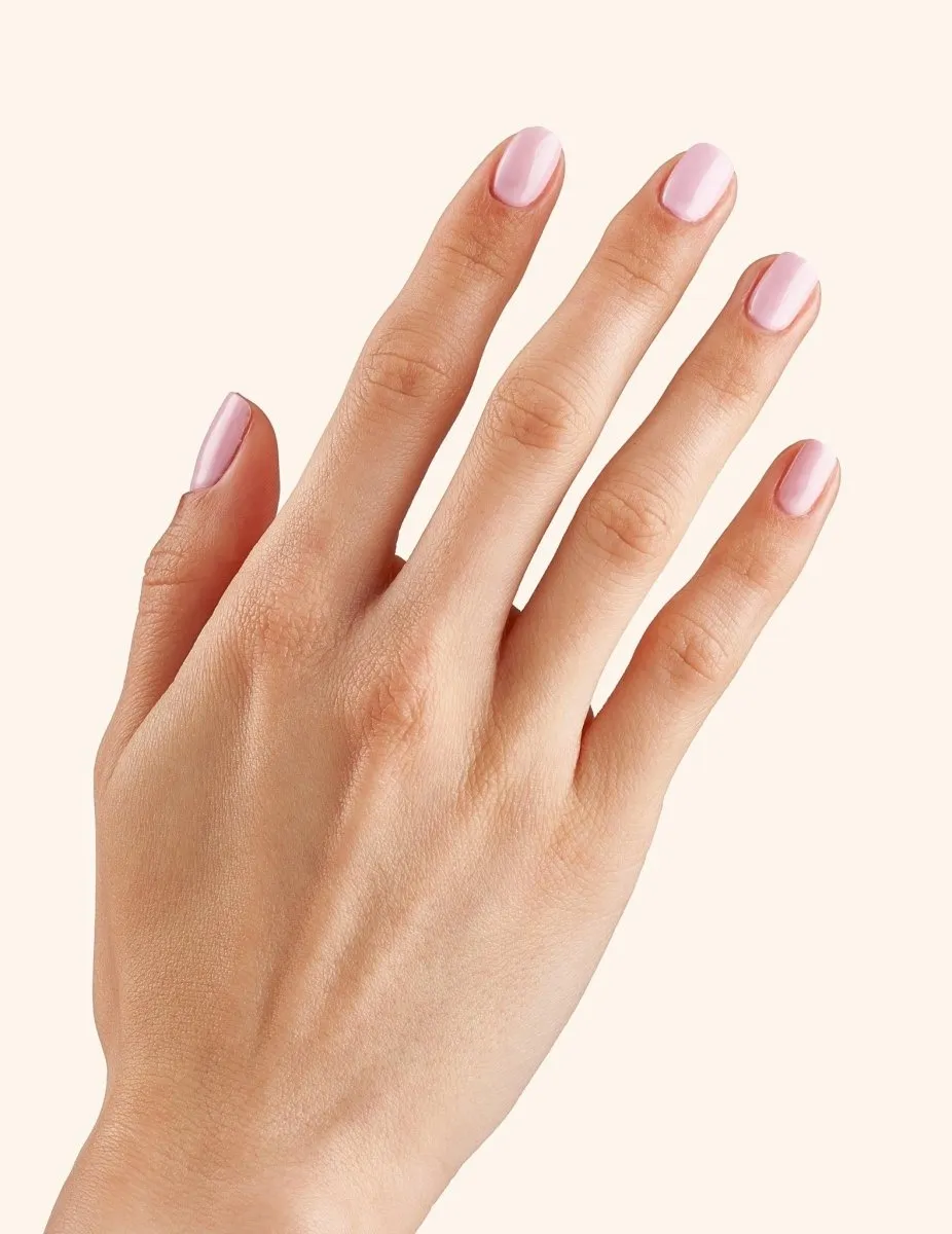 Le Mini Macaron Le Sweet Lily Rose nagellack pastellrosa snabbtorkande