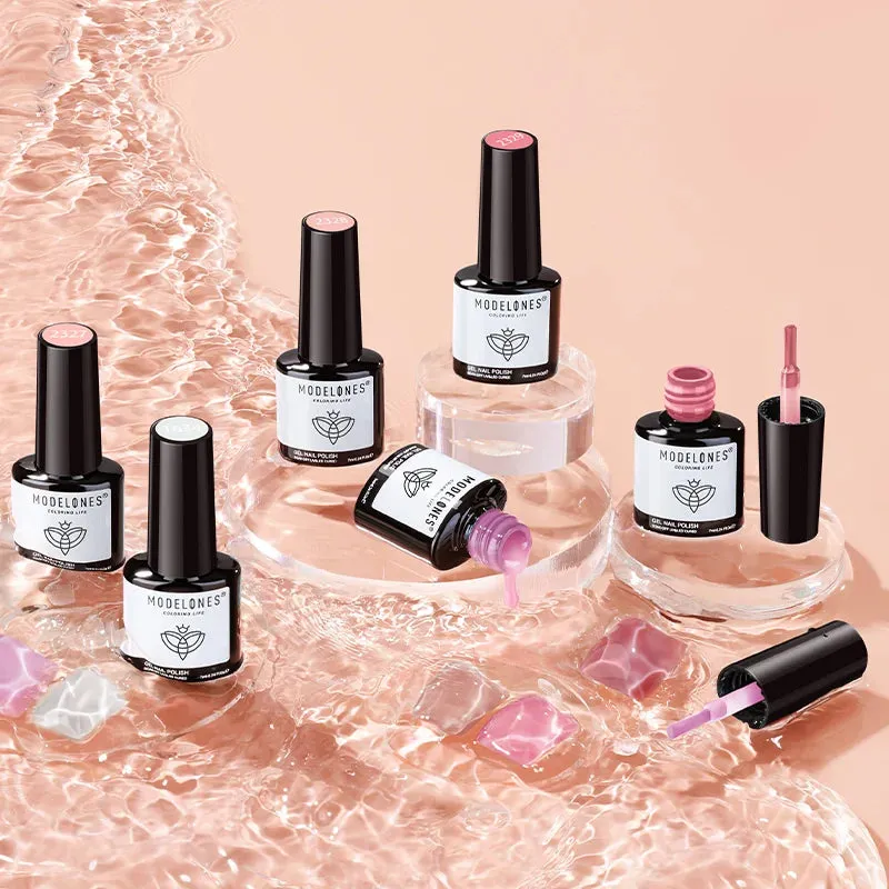 modelones Jelly Chic gellack 6-pack jelly rosa glans