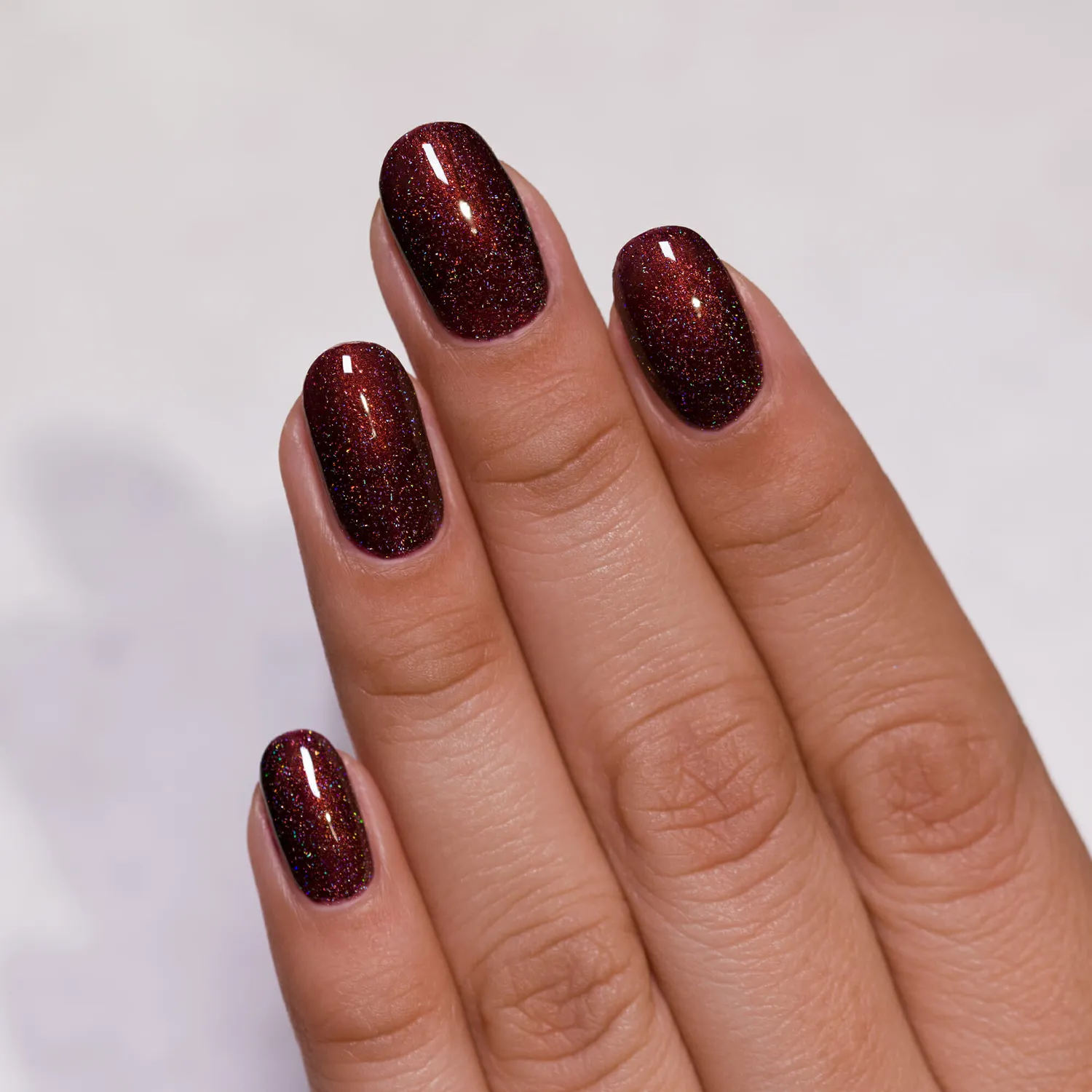 ILNP Overnight Bag nagellack holografisk brun