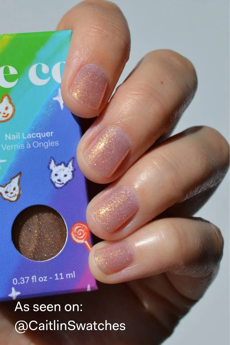 Cirque Colors GOOOOLDen Hour nagellack topper guldskimmer