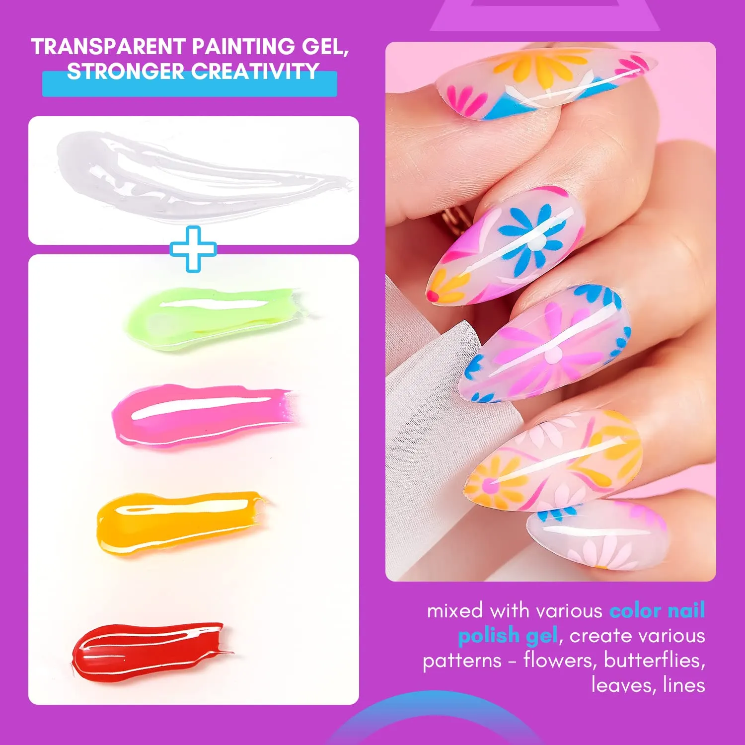 Makartt Clear Painting Gel nagelgel 8 g transparent