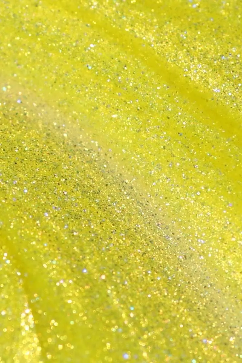 Cirque Colors Thunderbolt nagellack gul holo-shimmer