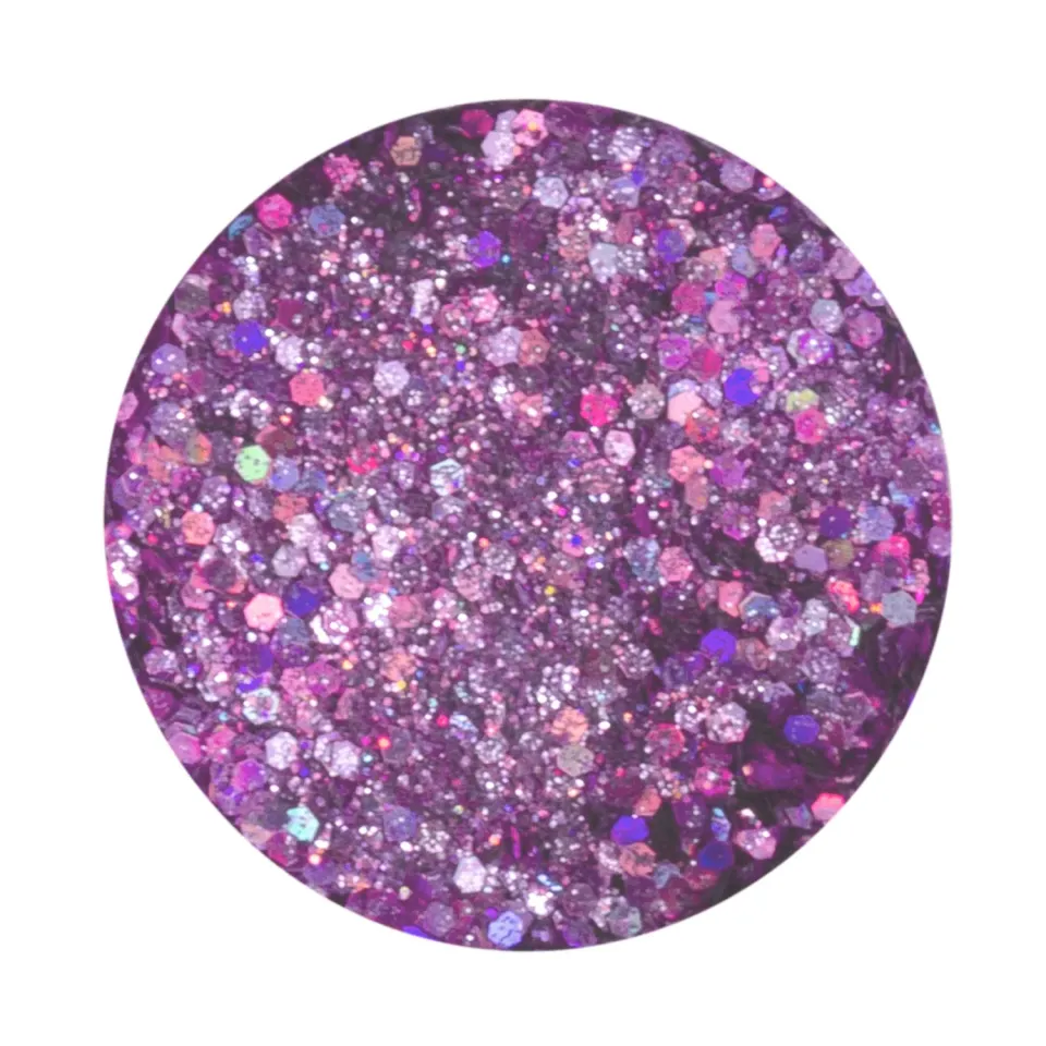 Iz Beauty Wild Violet nagelglitter 6g lila holografisk