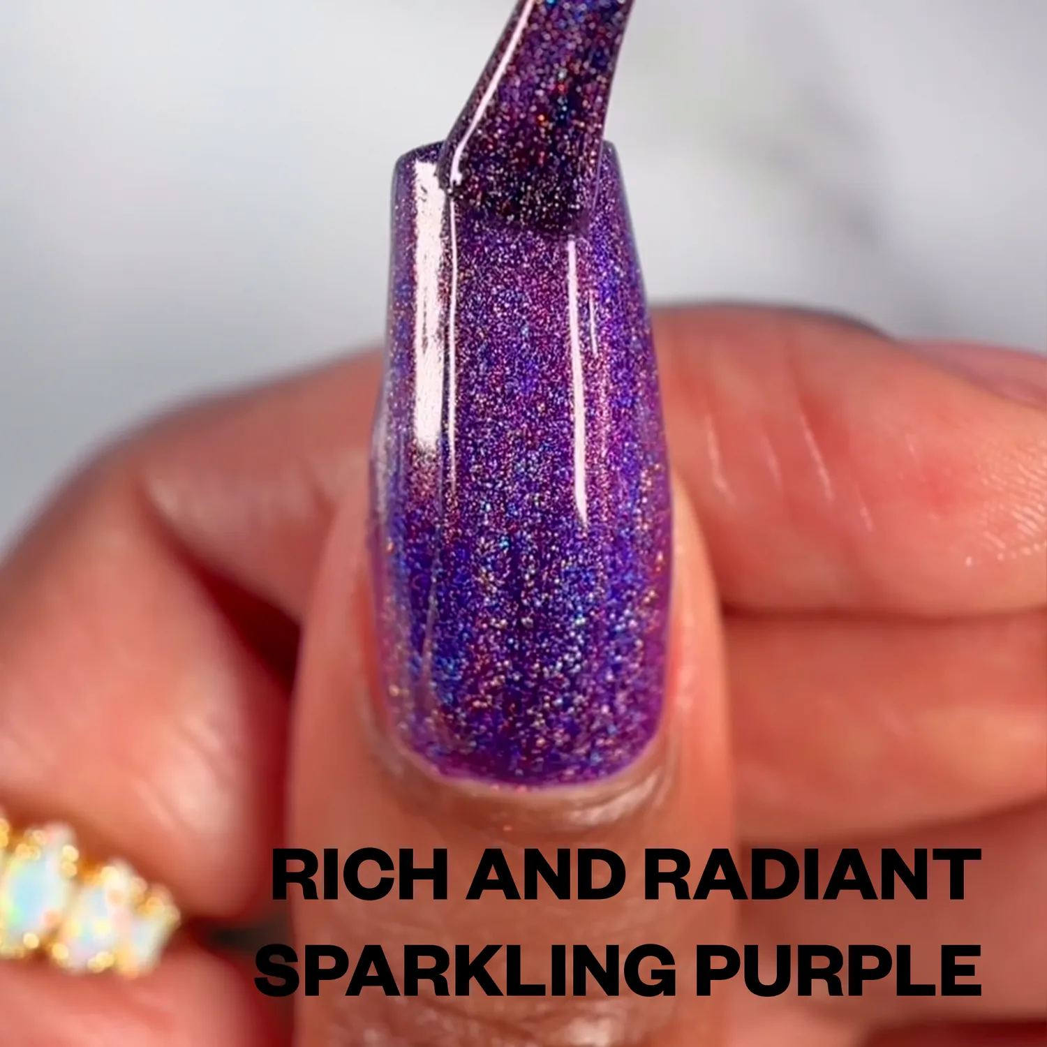 ILNP Last Light nagellack 12 ml violett holo