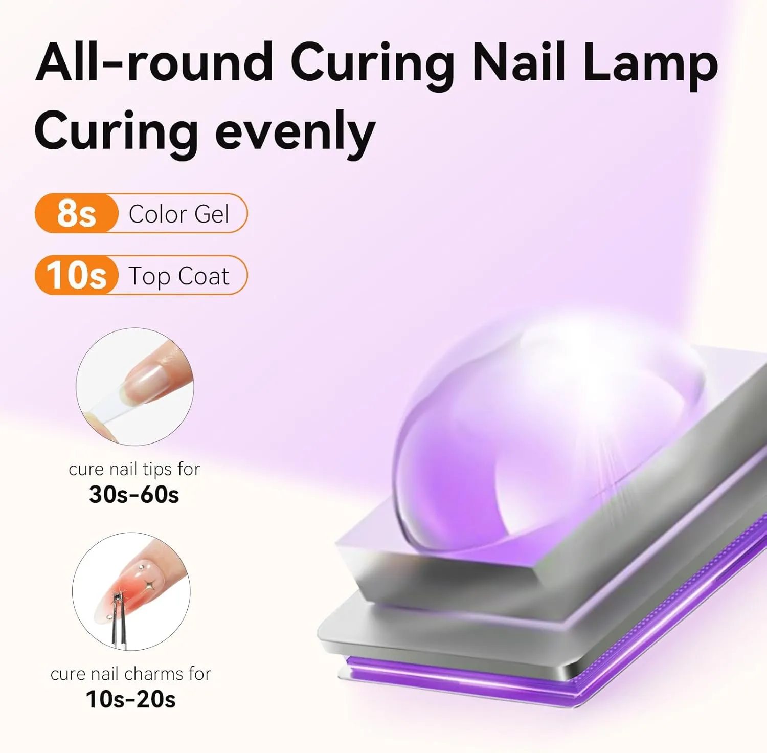 Makartt Flash Cure Handheld UV nagellampa White portabel