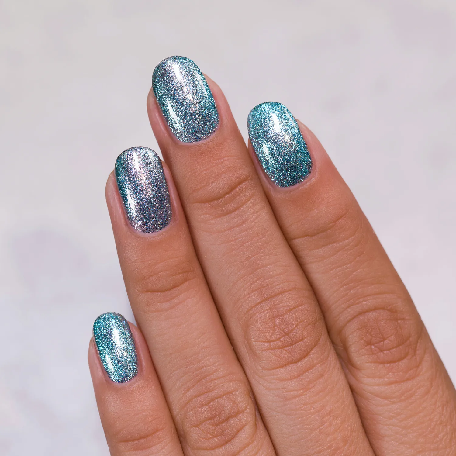 ILNP New Day nagellack isblå metallic