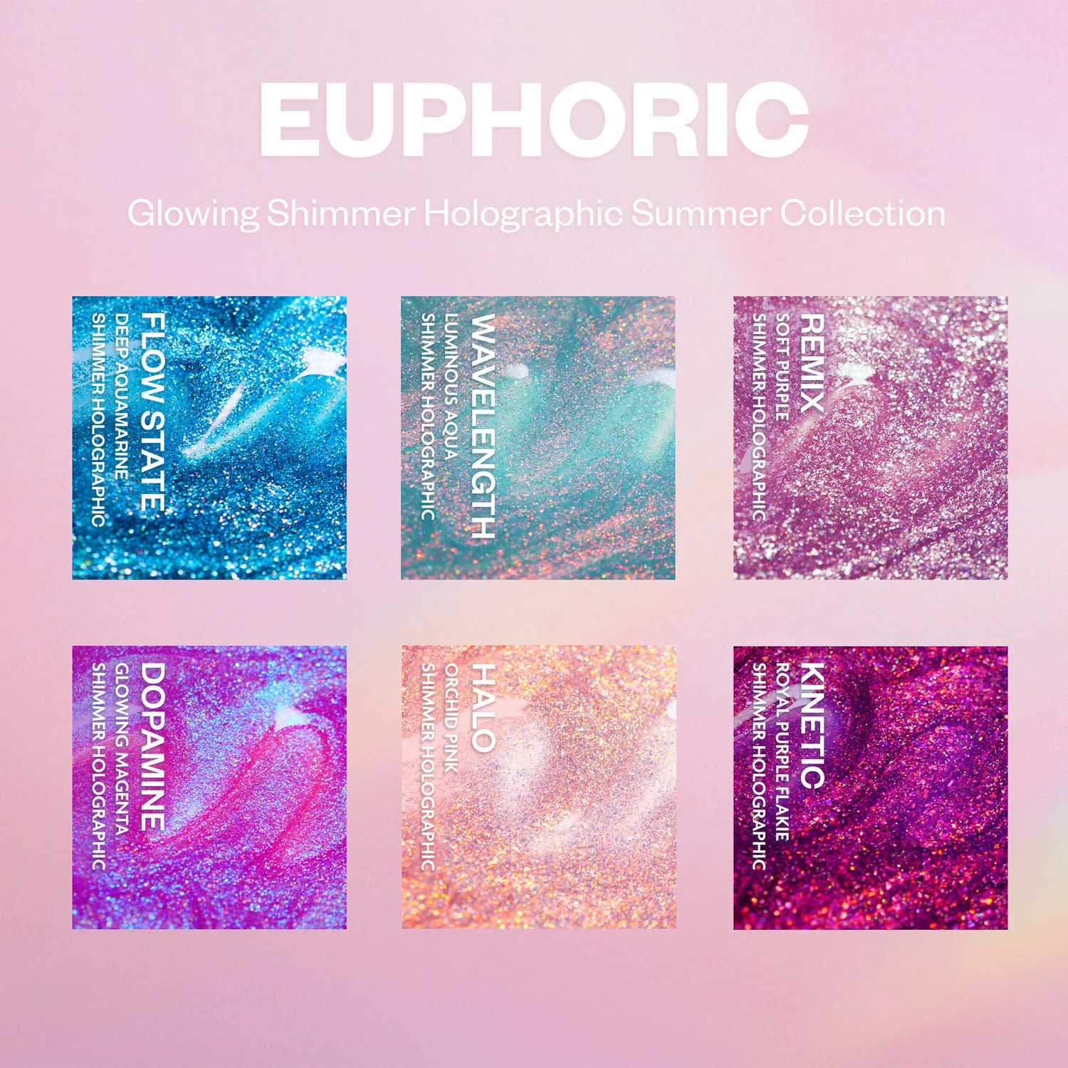 ILNP Euphoric Collection nagellacksset 6-pack skimrigt