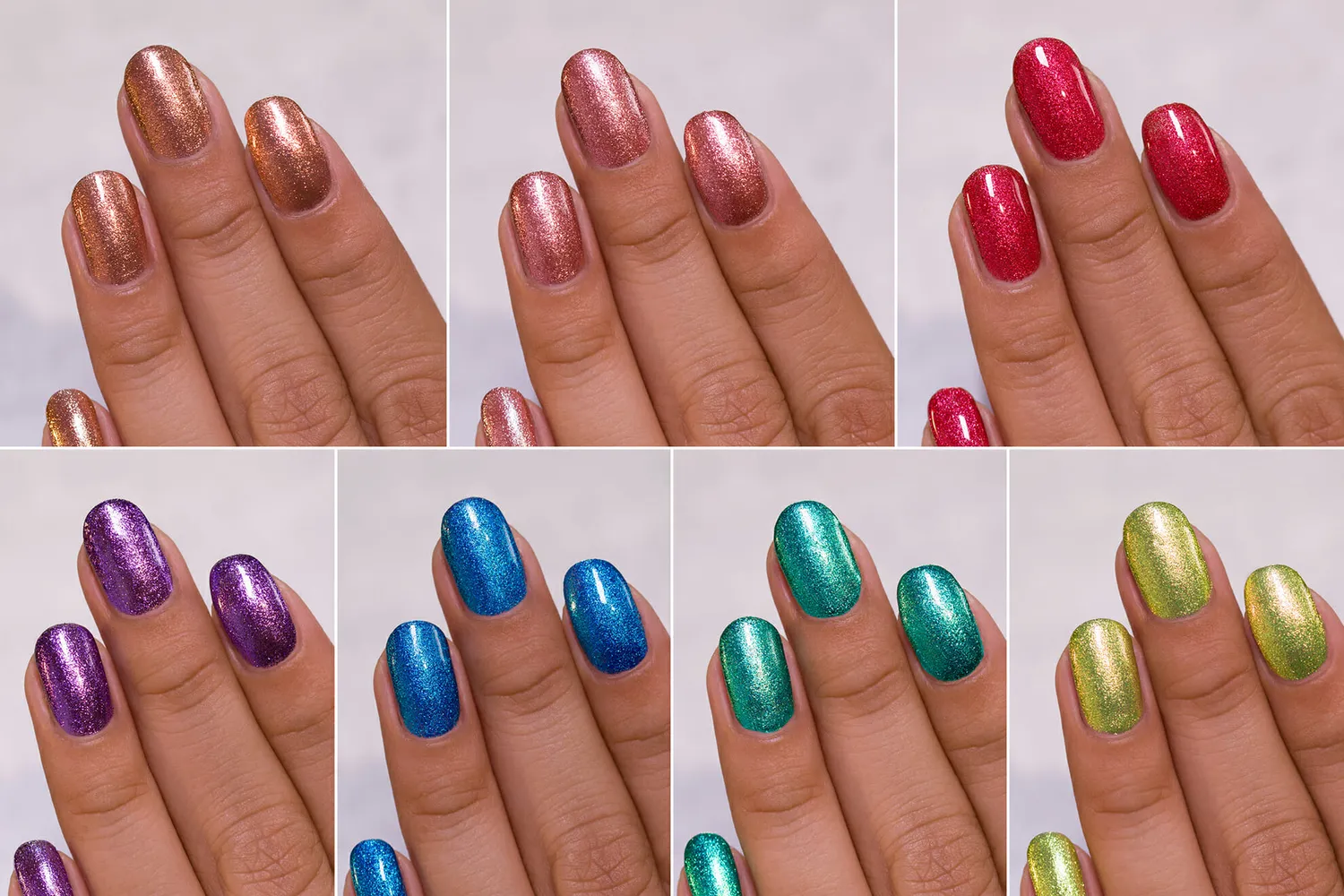 ILNP Ultra Metallic Brights nagellacksset 7-pack metall