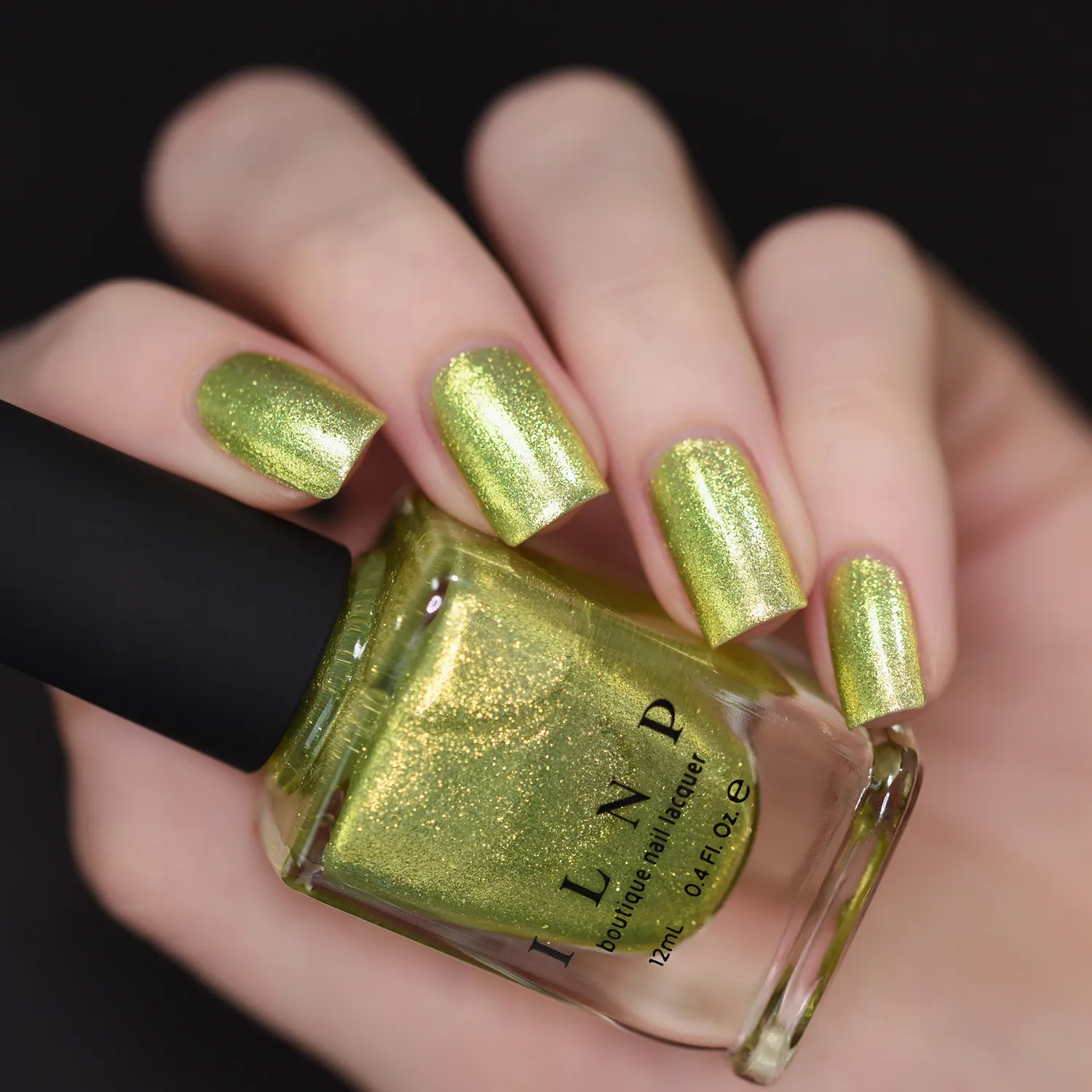 ILNP Ultra Metallics Short Circuit nagellack gul metallic