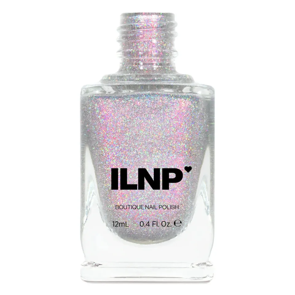 ILNP Color Kissed Rosewater nagellack holografiskt rosenrött