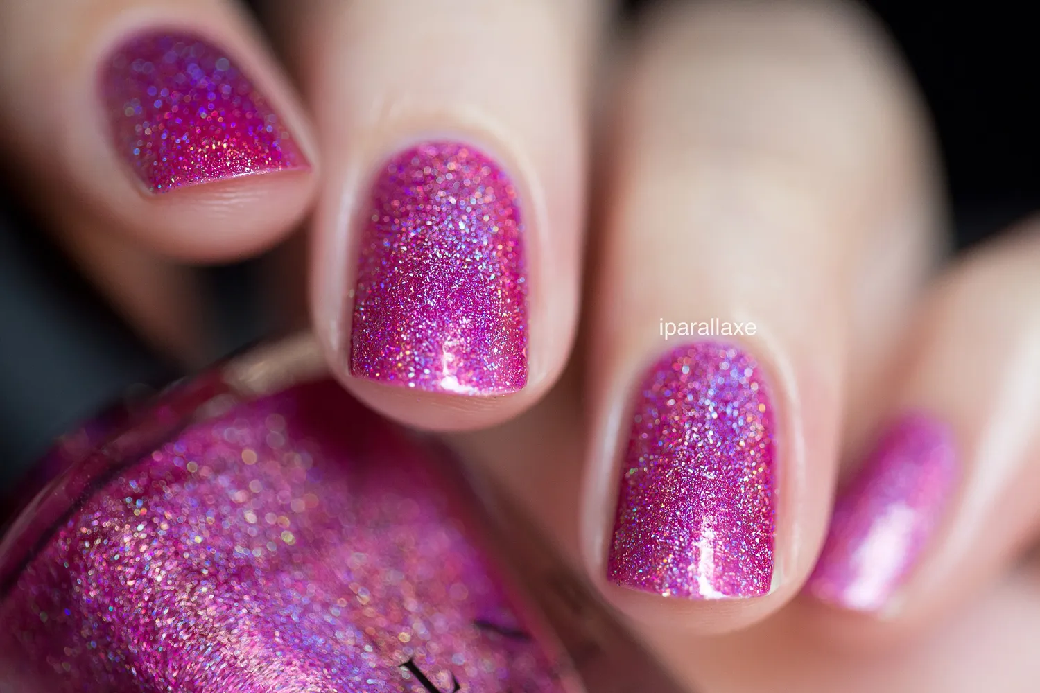 ILNP Paige nagellack holografisk bärrosa