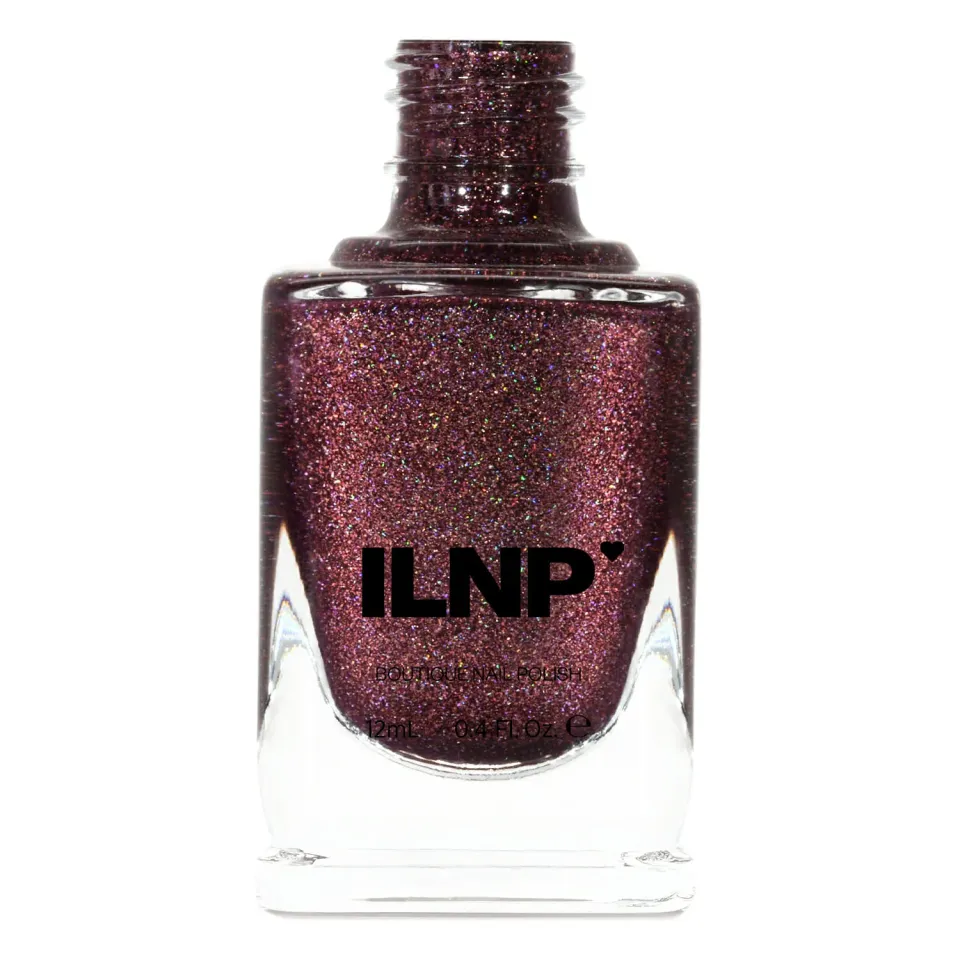 ILNP Bloodline nagellack marsala holografisk