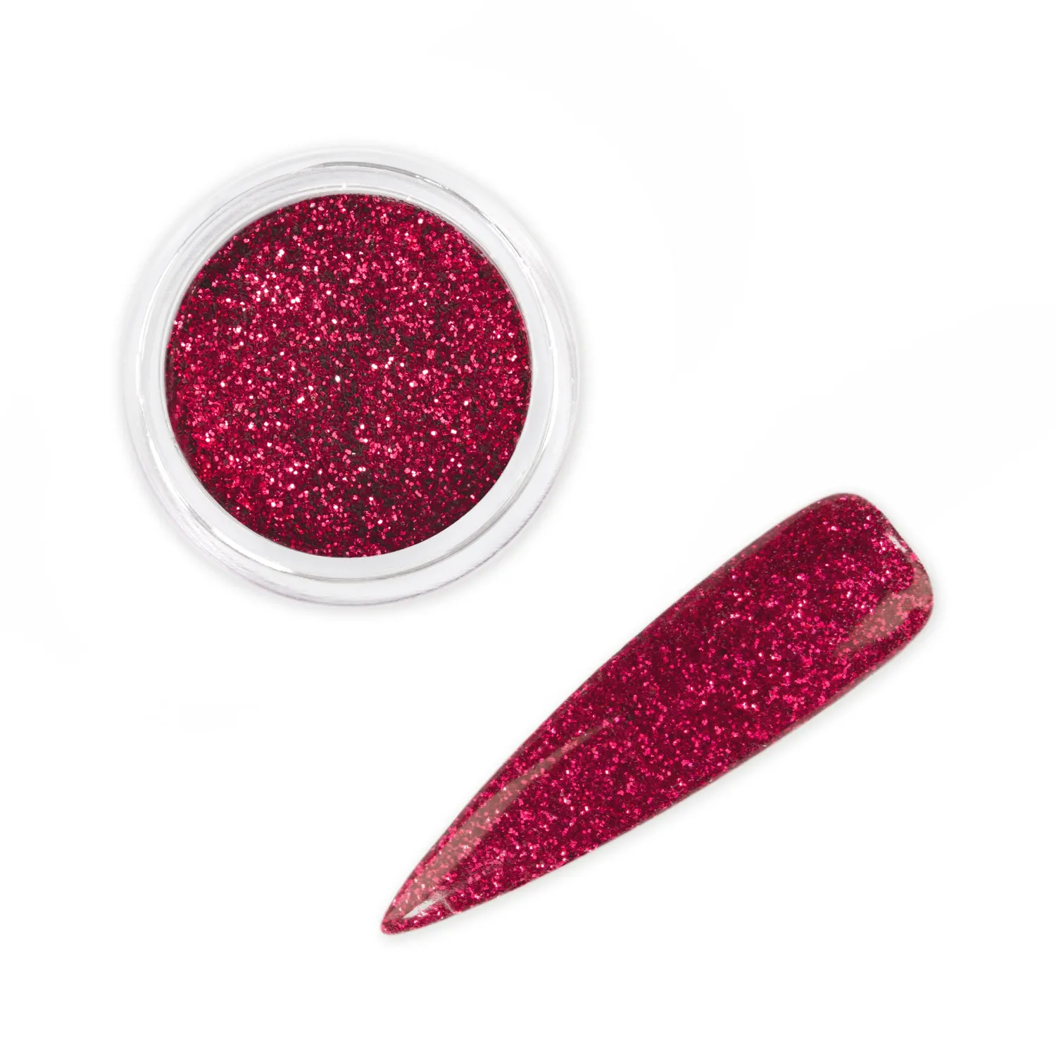 Iz Beauty Ruby Slipper nagelglitter 6g rosa