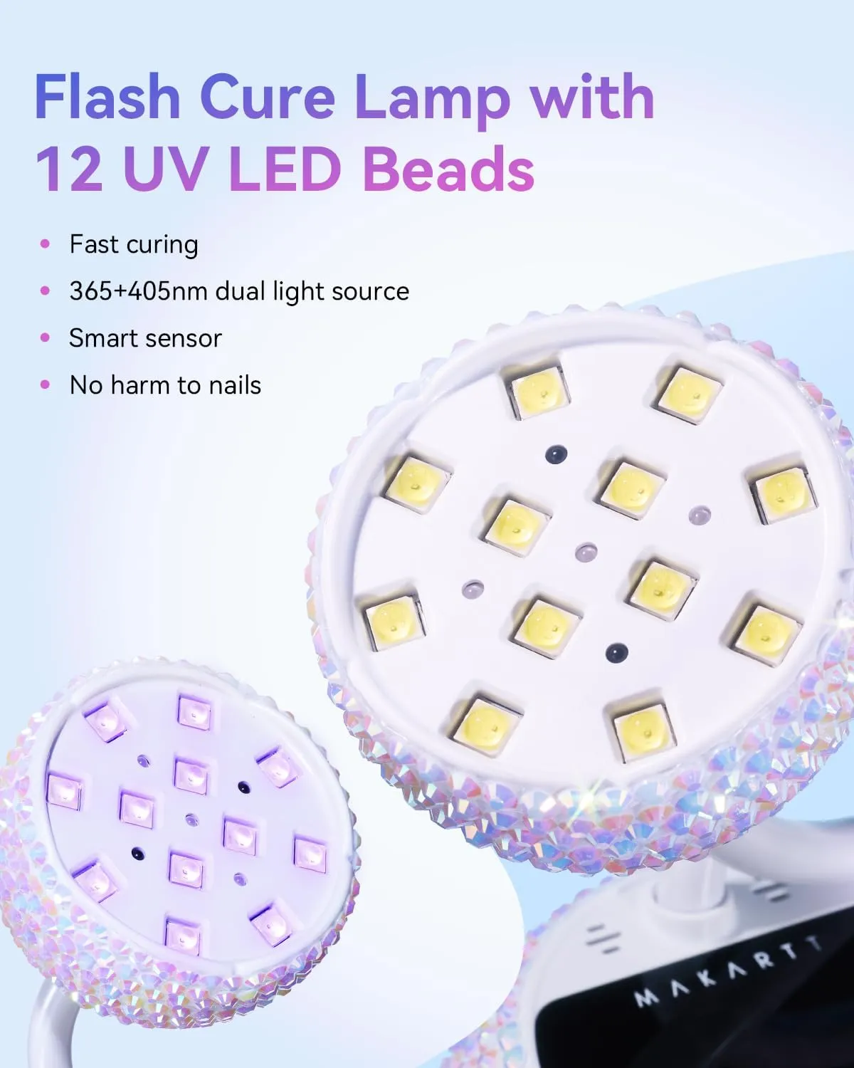 Makartt Gooseneck Flash Cure UV LED nagellampa