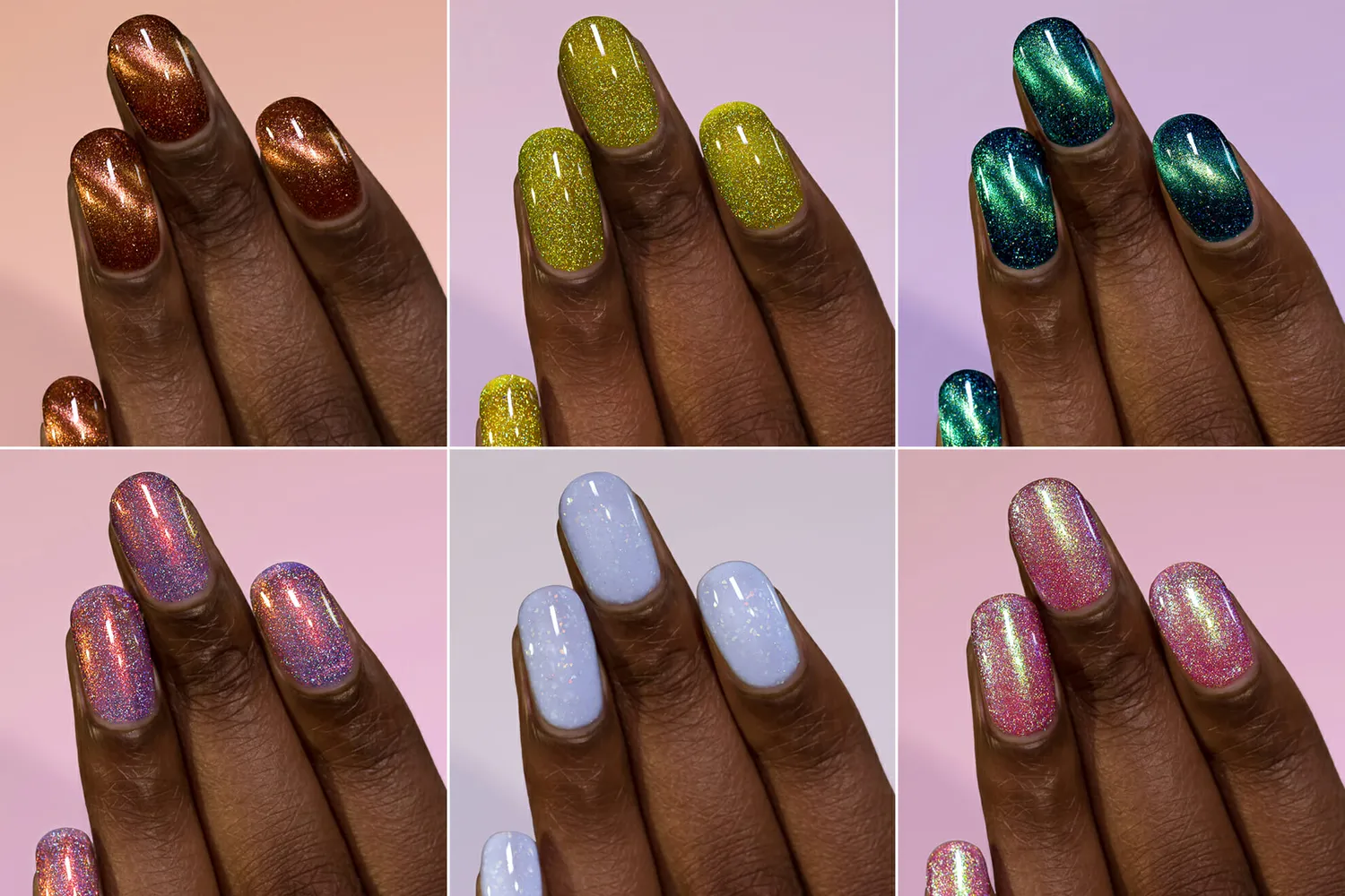 ILNP Fairy Forest nagellackset 6-pack magnetisk shimmer