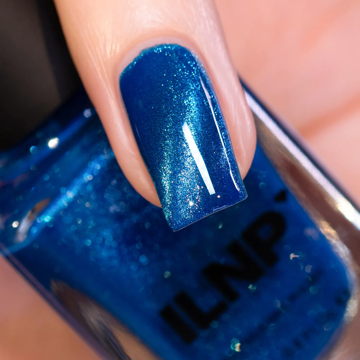 ILNP Playground Adrian nagellack blå magnetisk 2 lager