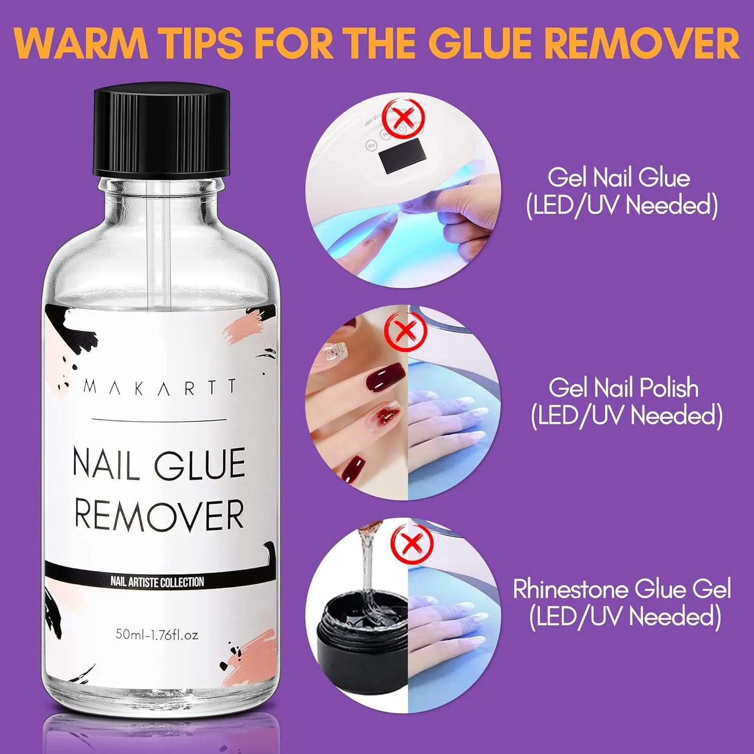 Makartt Nail Glue Remover nagellimborttagare 50 ml