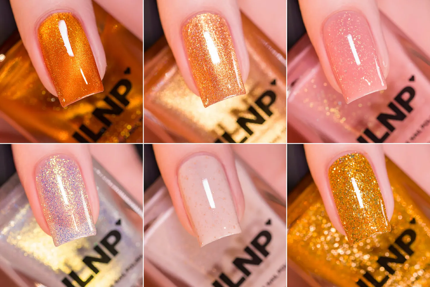 ILNP Golden Hour nagellack set 6-pack varm skimmer