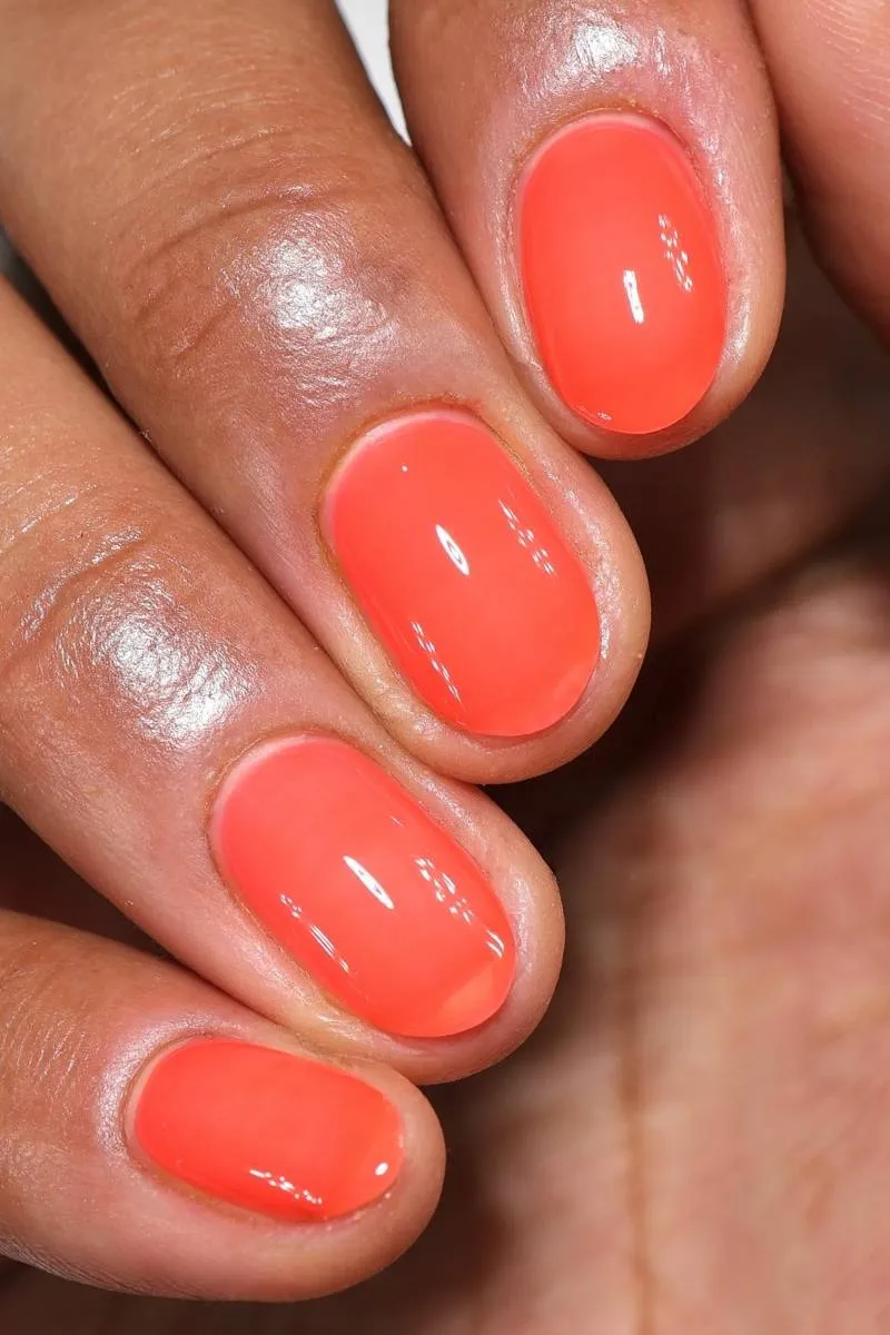 Cirque Colors Lava Jelly nagellack neonorange transparent