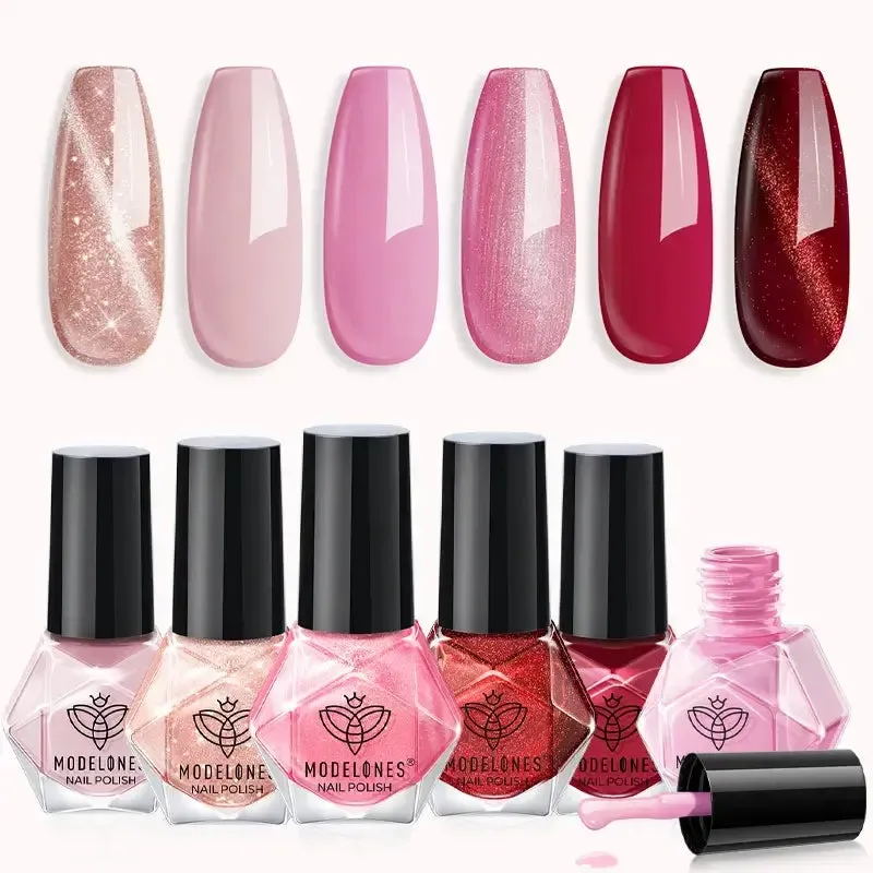 Modelones Cozy Up nagellacksset 6 färger snabbtorkande