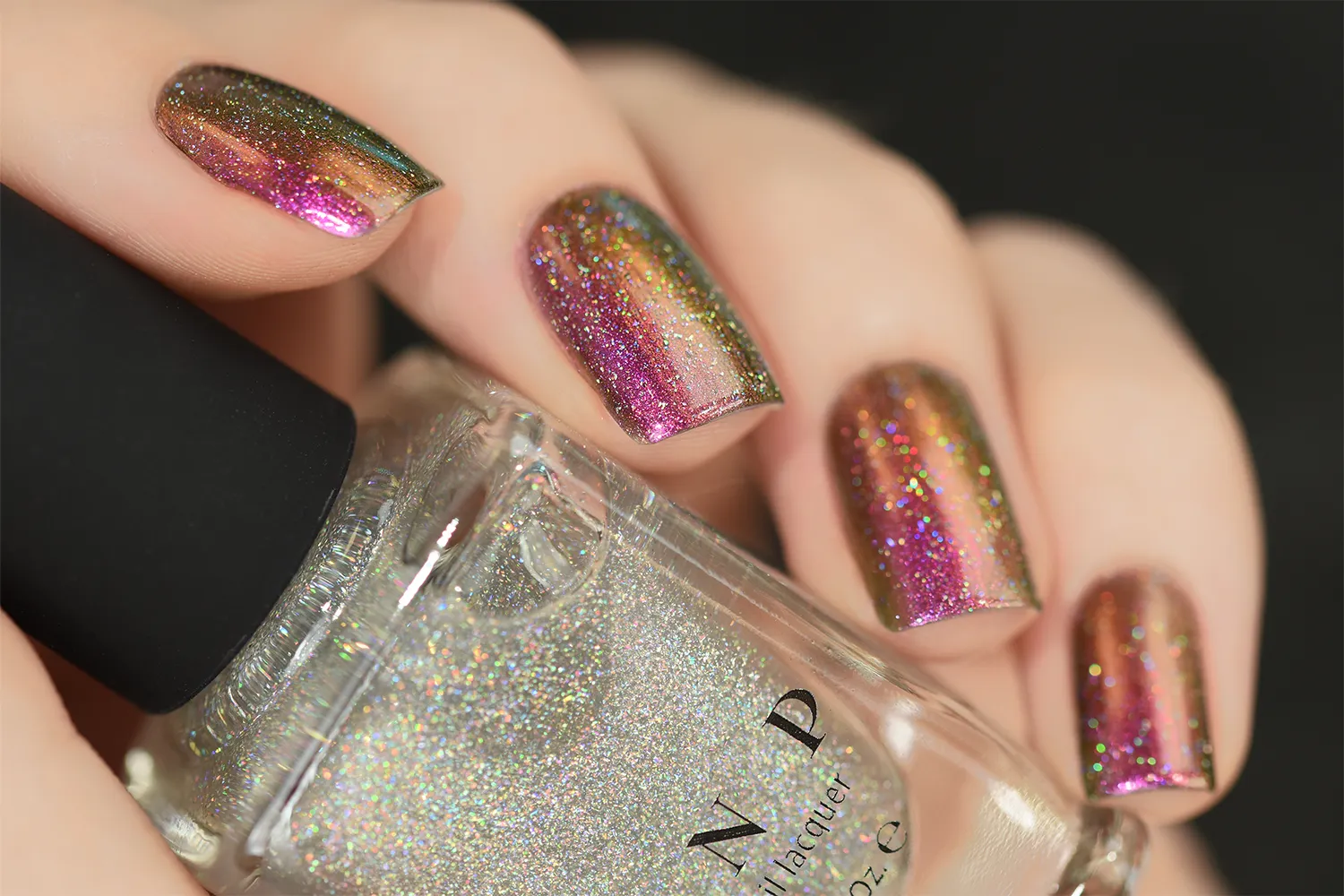 ILNP My Private Rainbow X överläck holo top coat