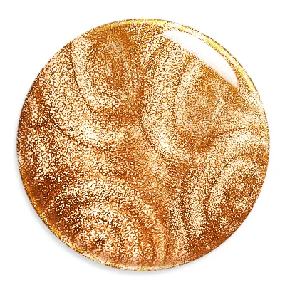 Modelones Inspire Gel Amber Gleam gellack 15 ml brun guldshimmer