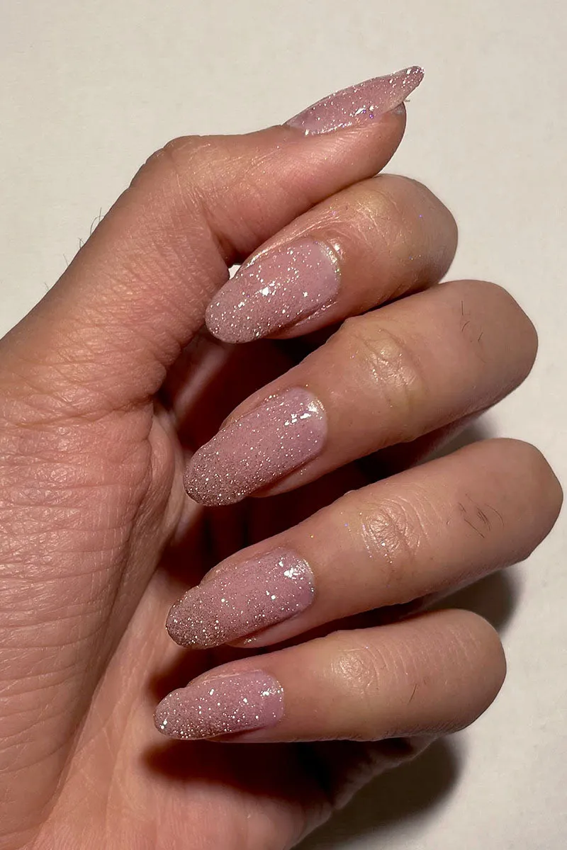 Cirque Colors Tiny Dancer glitter topper rosa