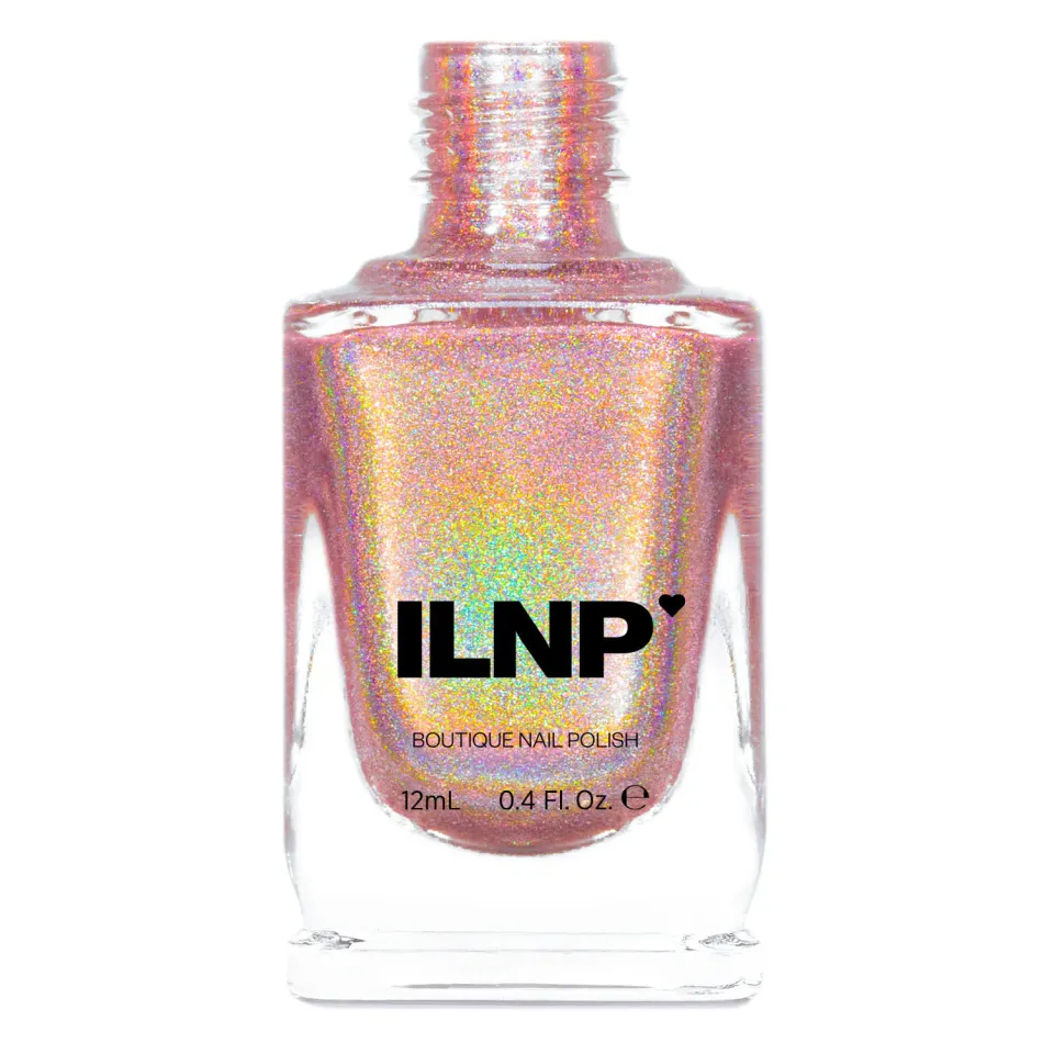 ILNP Ultra Holo Evermore nagellack rosamauv holografiskt