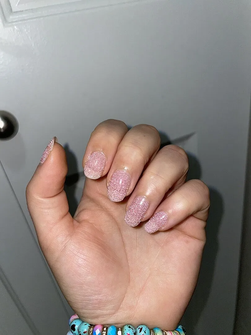 Cirque Colors Tiny Dancer glitter topper rosa