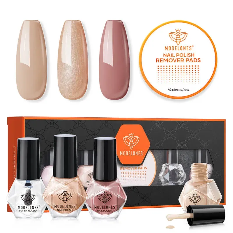 Modelones Sorrel nagellack 6-pack nude skimmer