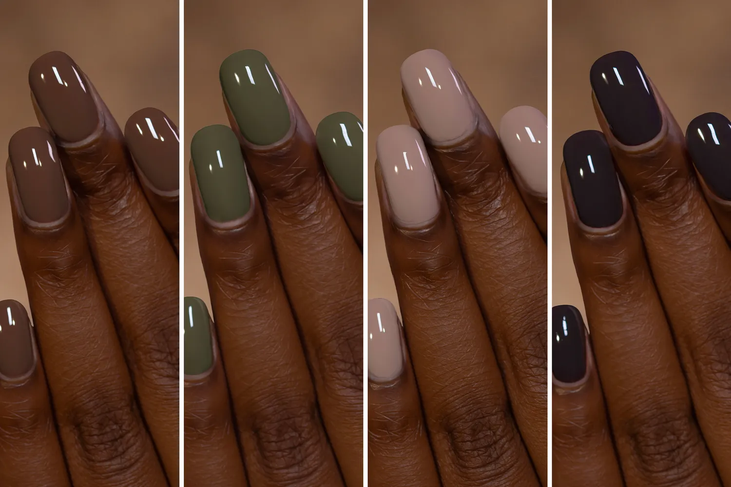 ILNP Campground nagellacksset 4-pack jordiga kräm