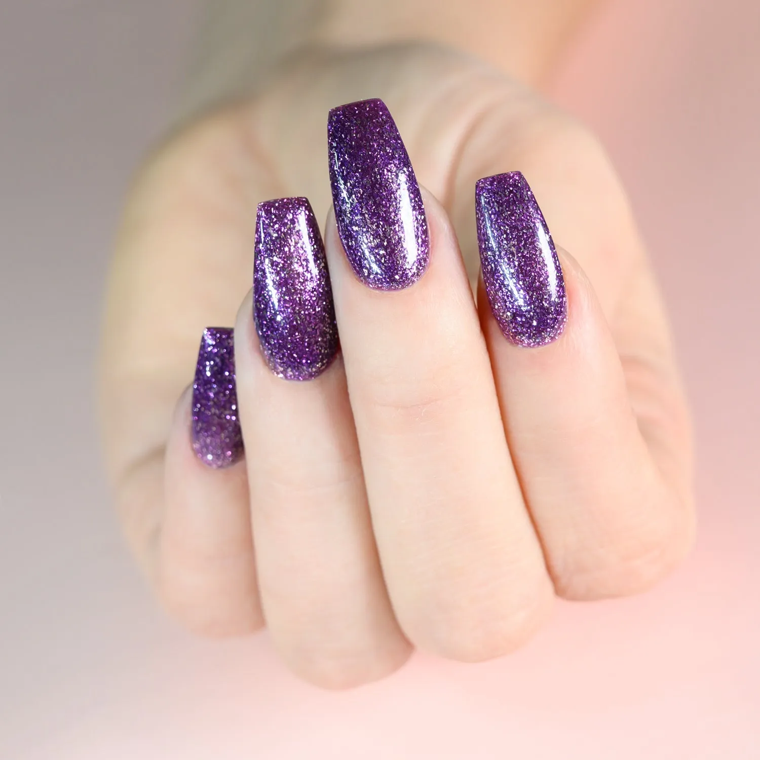 Iz Beauty GEL&GO Flash Dance GG1063 gellack 12ml glitterlila