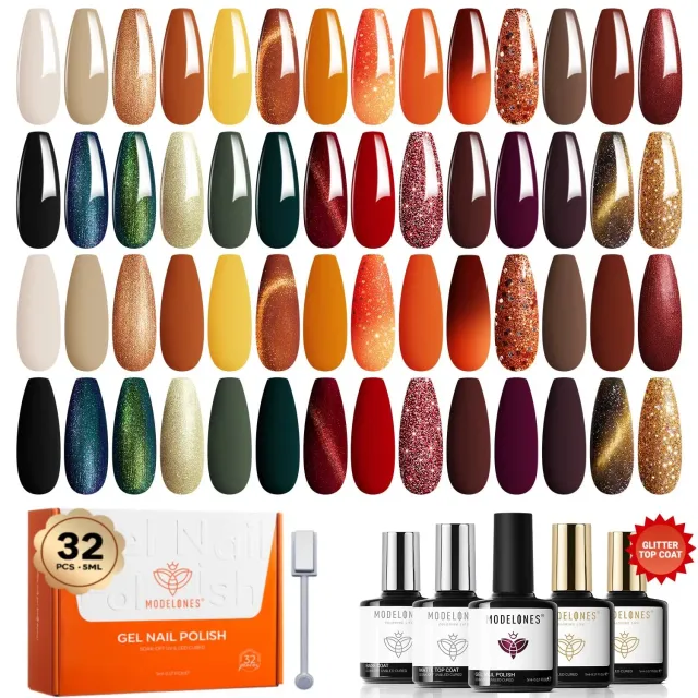 Modelones Cat Eye gellack set 28-delar presentbox