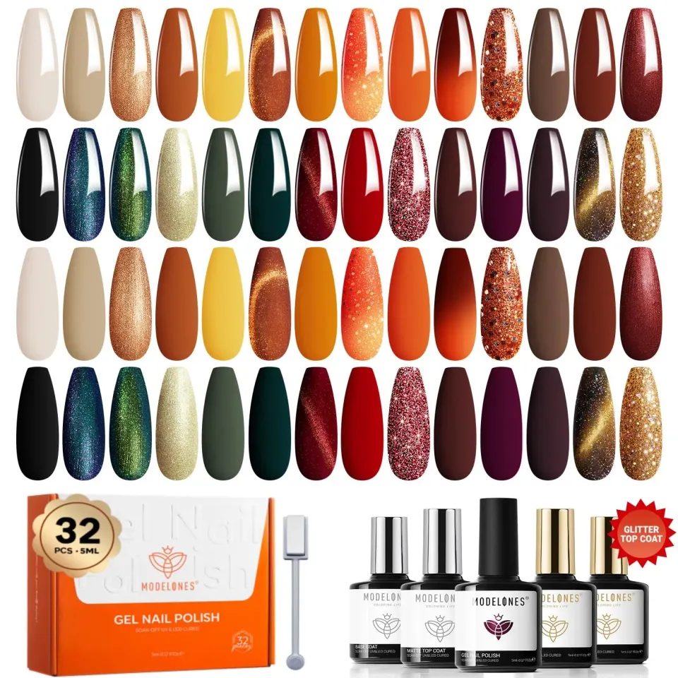Modelones Cat Eye gellack set 28-delar presentbox