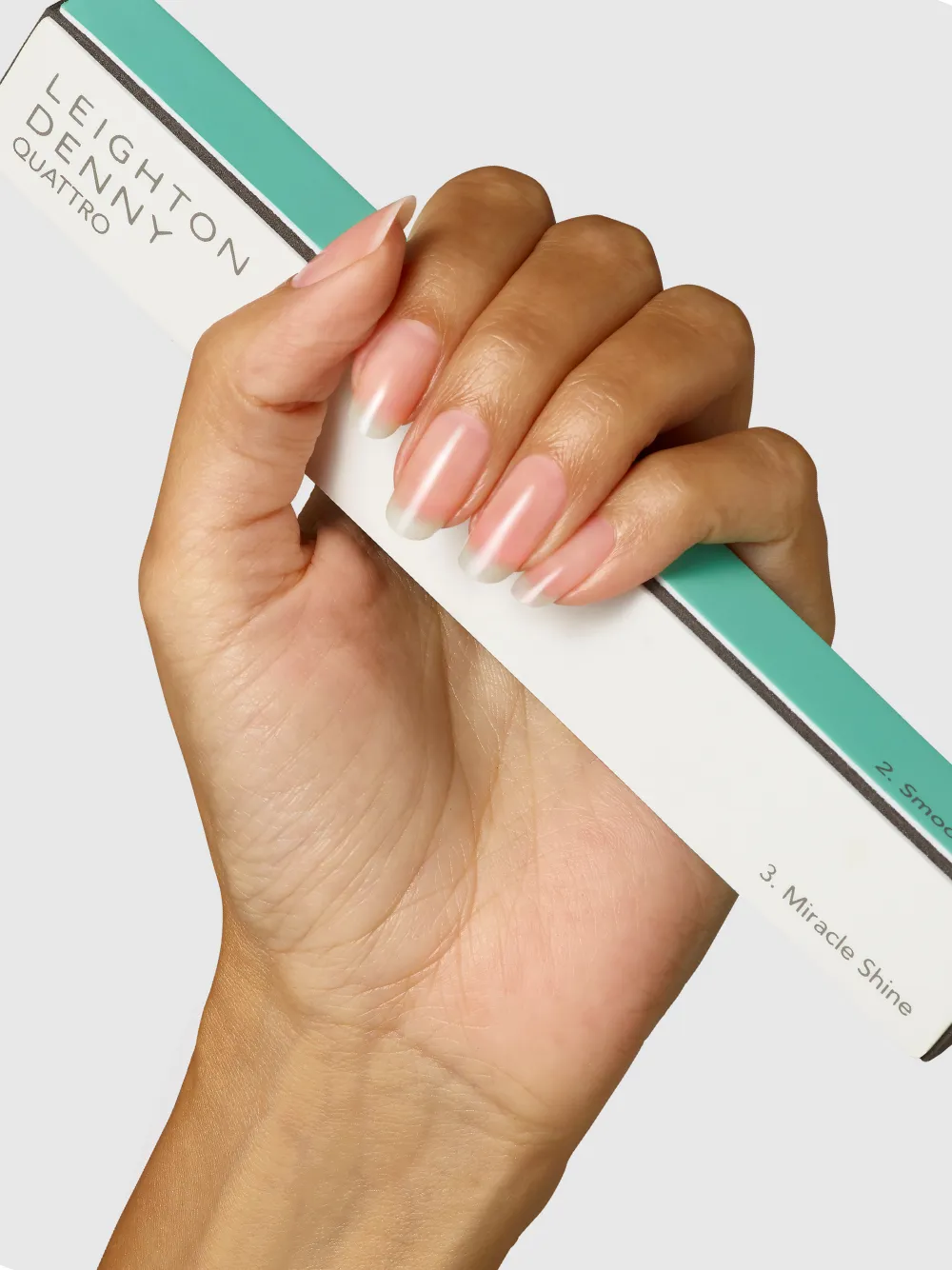 Leighton Denny Quattro 4 in 1 nagelfil buffer