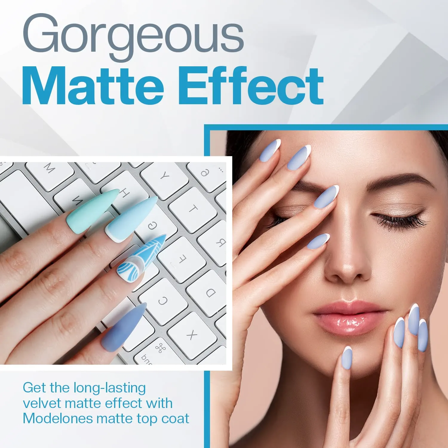 Modelones Matte Top Coat topplack 15 ml matt
