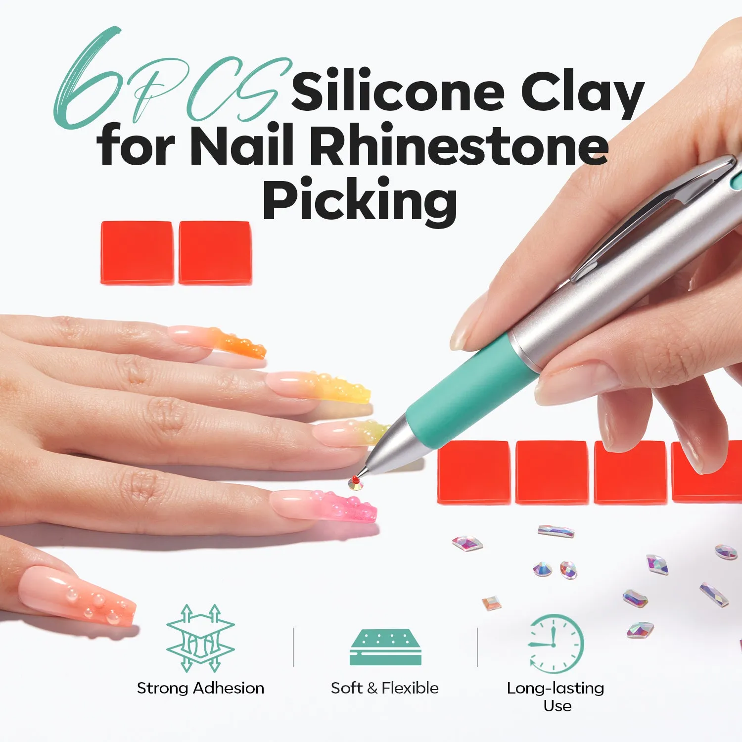 Modelones 5-i-1 dotting tool nagelpenna silikon