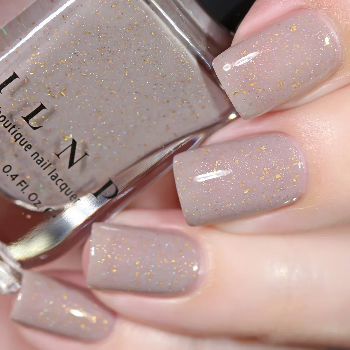 ILNP Sandcastle nagellack sandbeige koppar