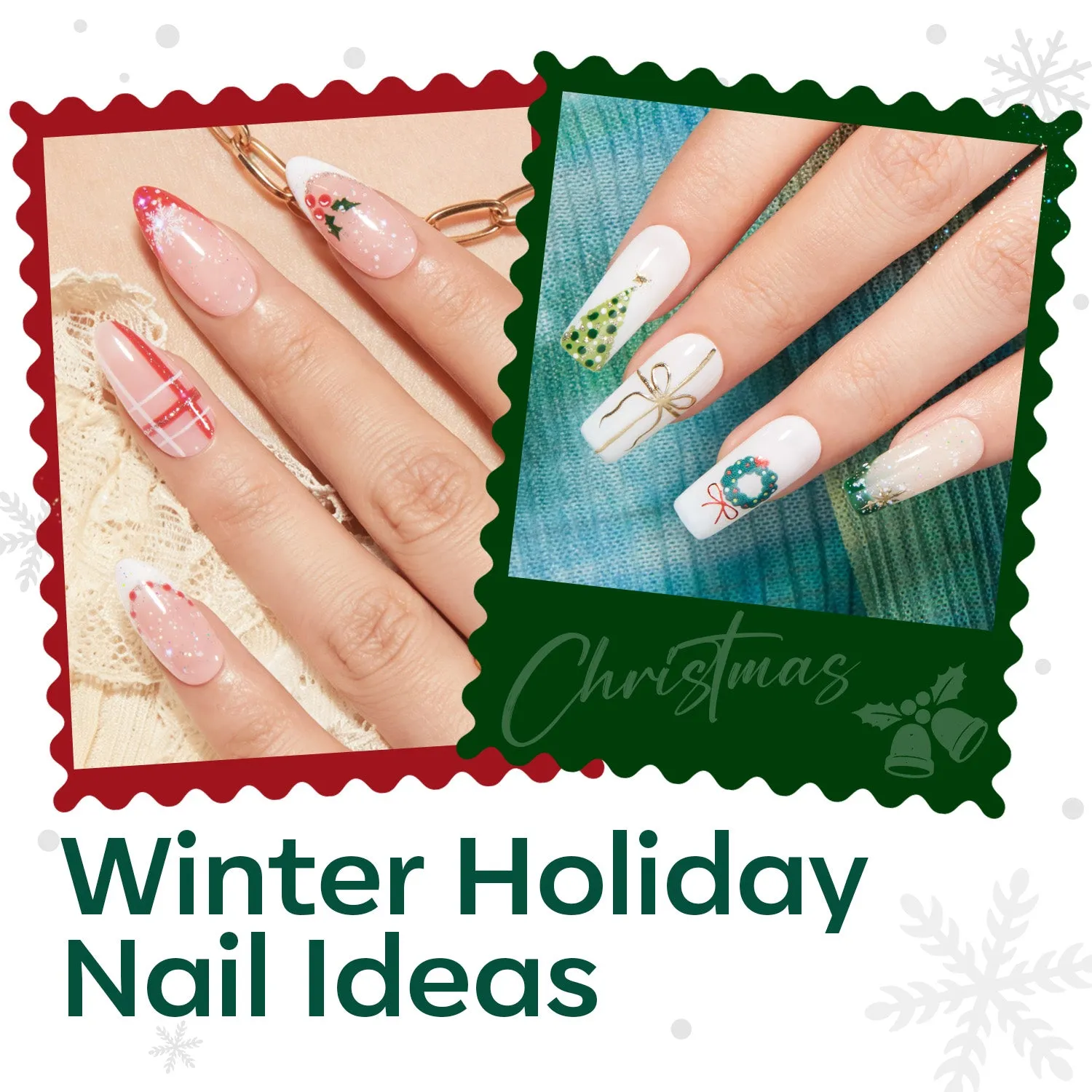 Modelones Snowflake glitter topplack gel snöglitter
