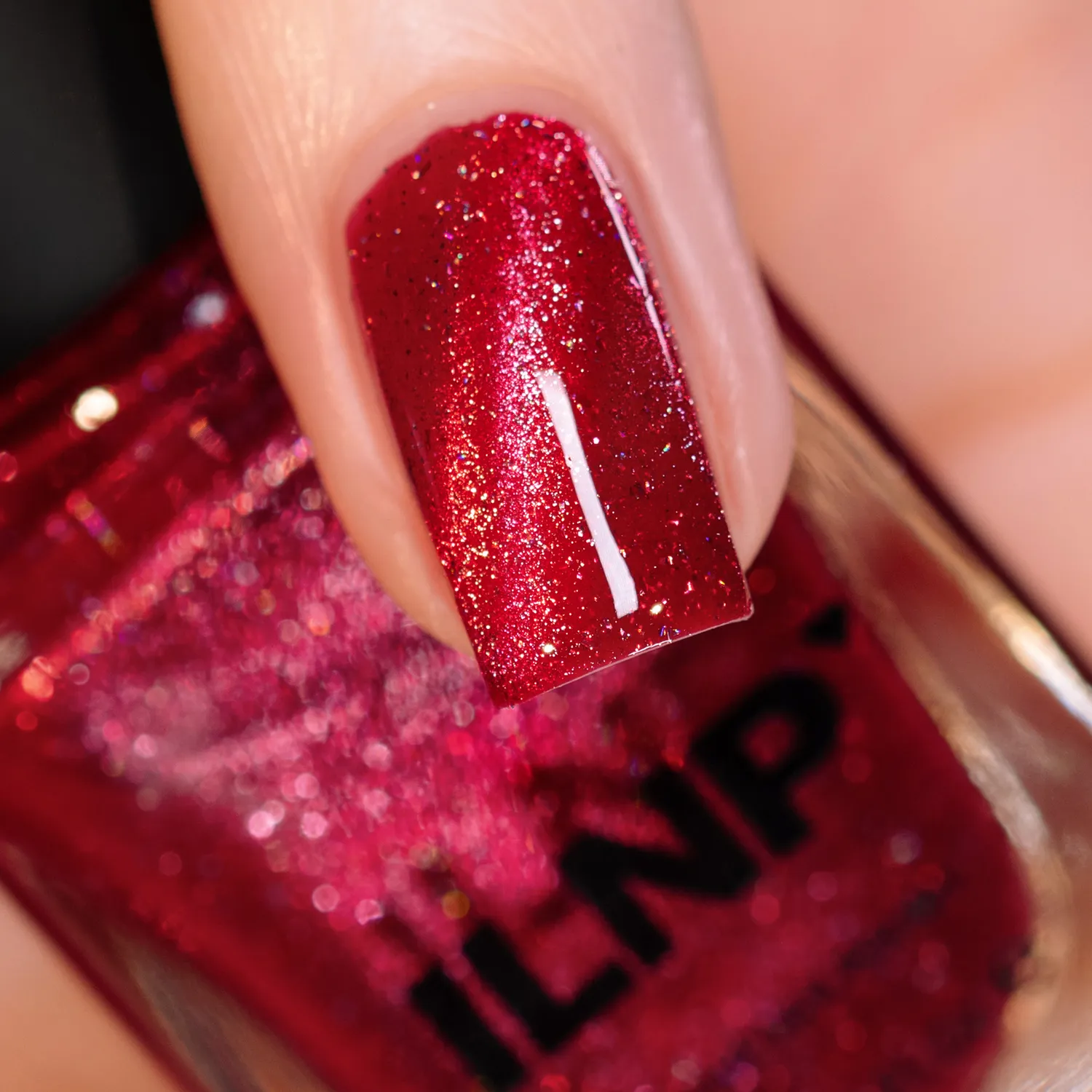 ILNP Shirley magnetlack röd holo POP