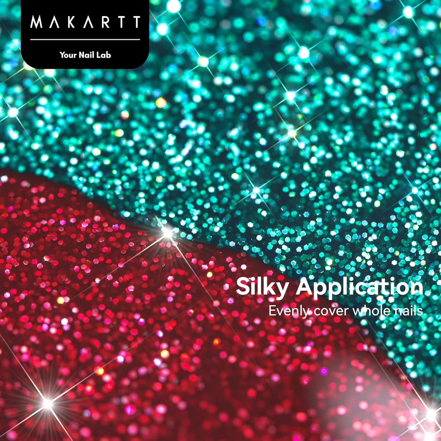 Makartt Christmas Glitter gellack set glitter jul