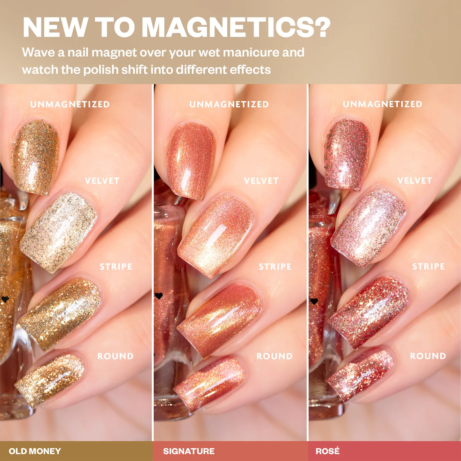 ILNP Socialite Collection nagellacksset 3-pack magnetisk