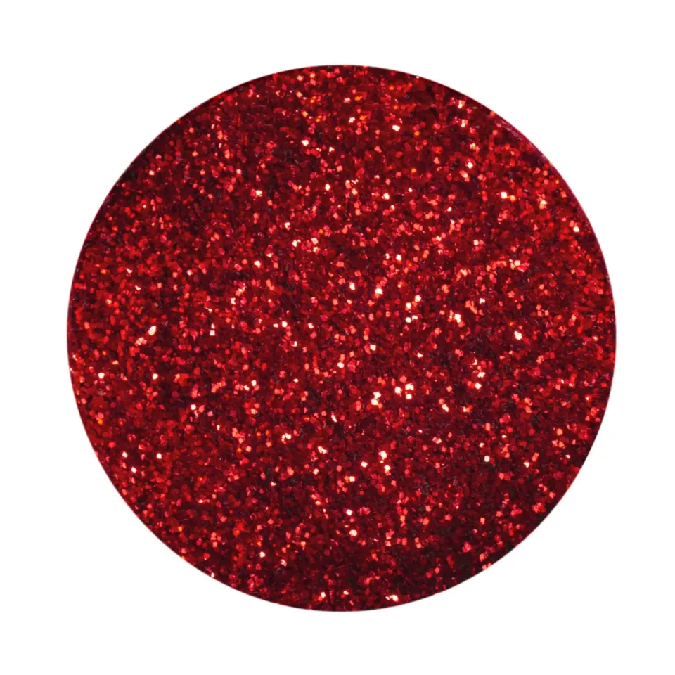 Iz Beauty Candy Cane nagelglitter 6 g rött
