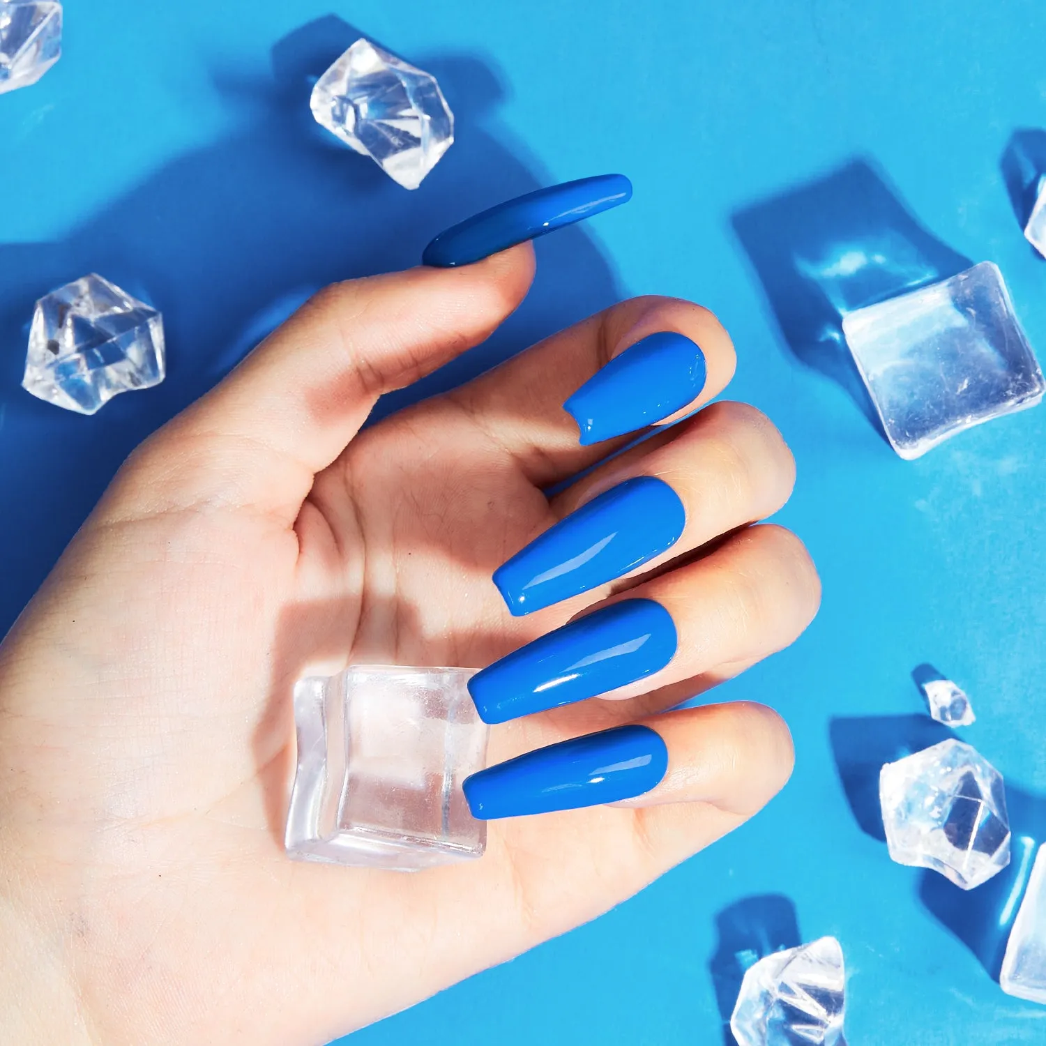 Modelones Sapphire Sky polygel 15g krämig blå