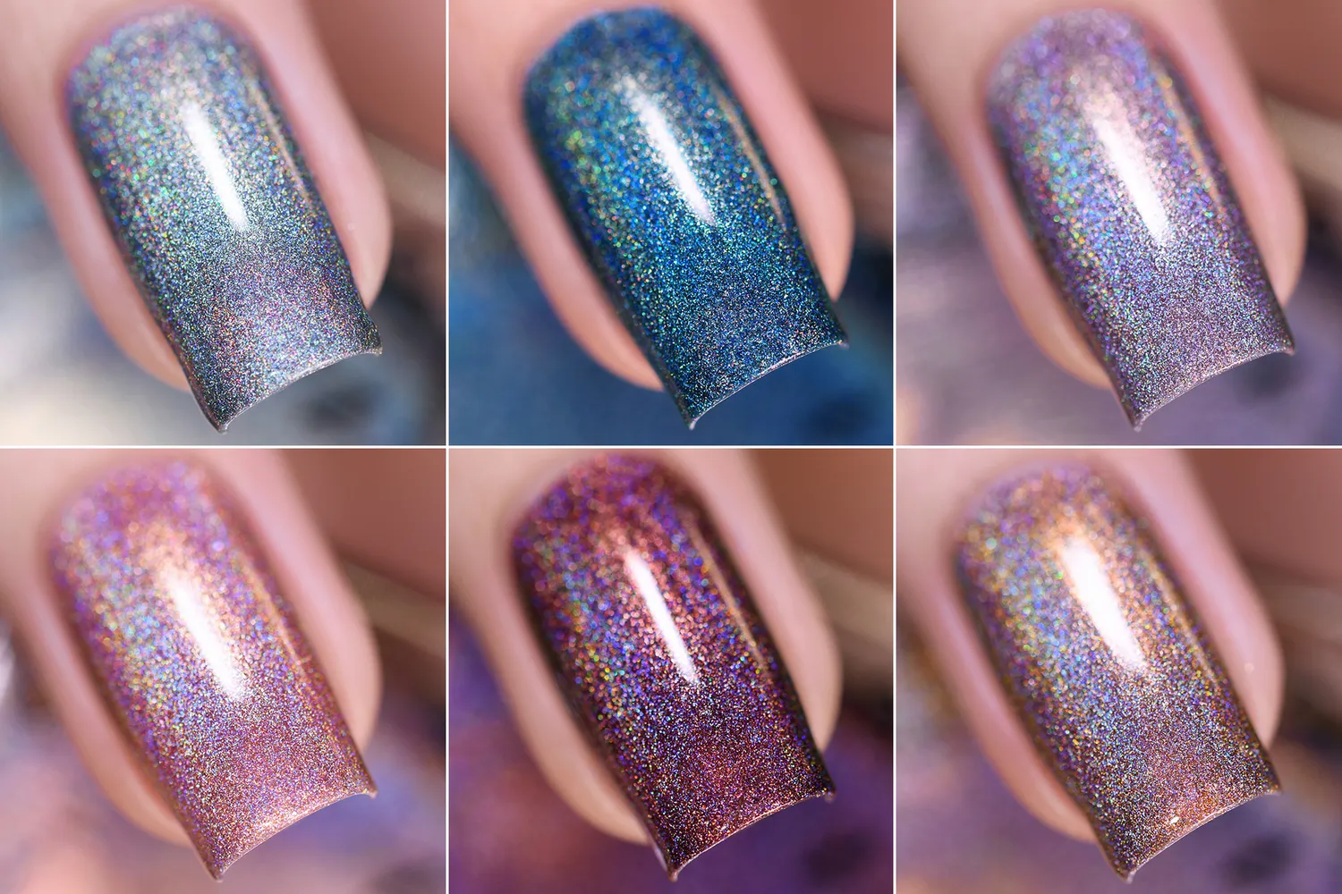 ILNP Fall Into Winter Collection nagellack 6-pack holo