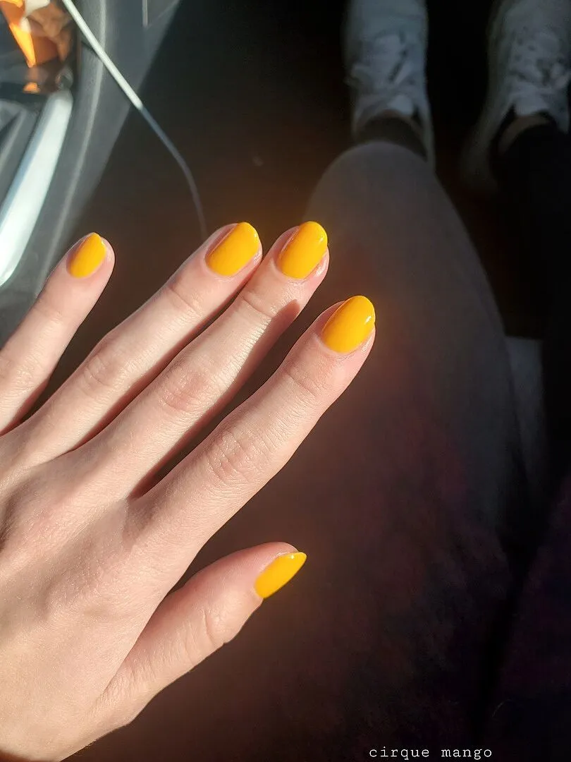 Cirque Colors Mango Jelly nagellack transparent gulorange