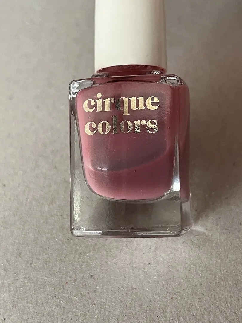 Cirque Colors Marsala Jelly nagellack jelly vinröd