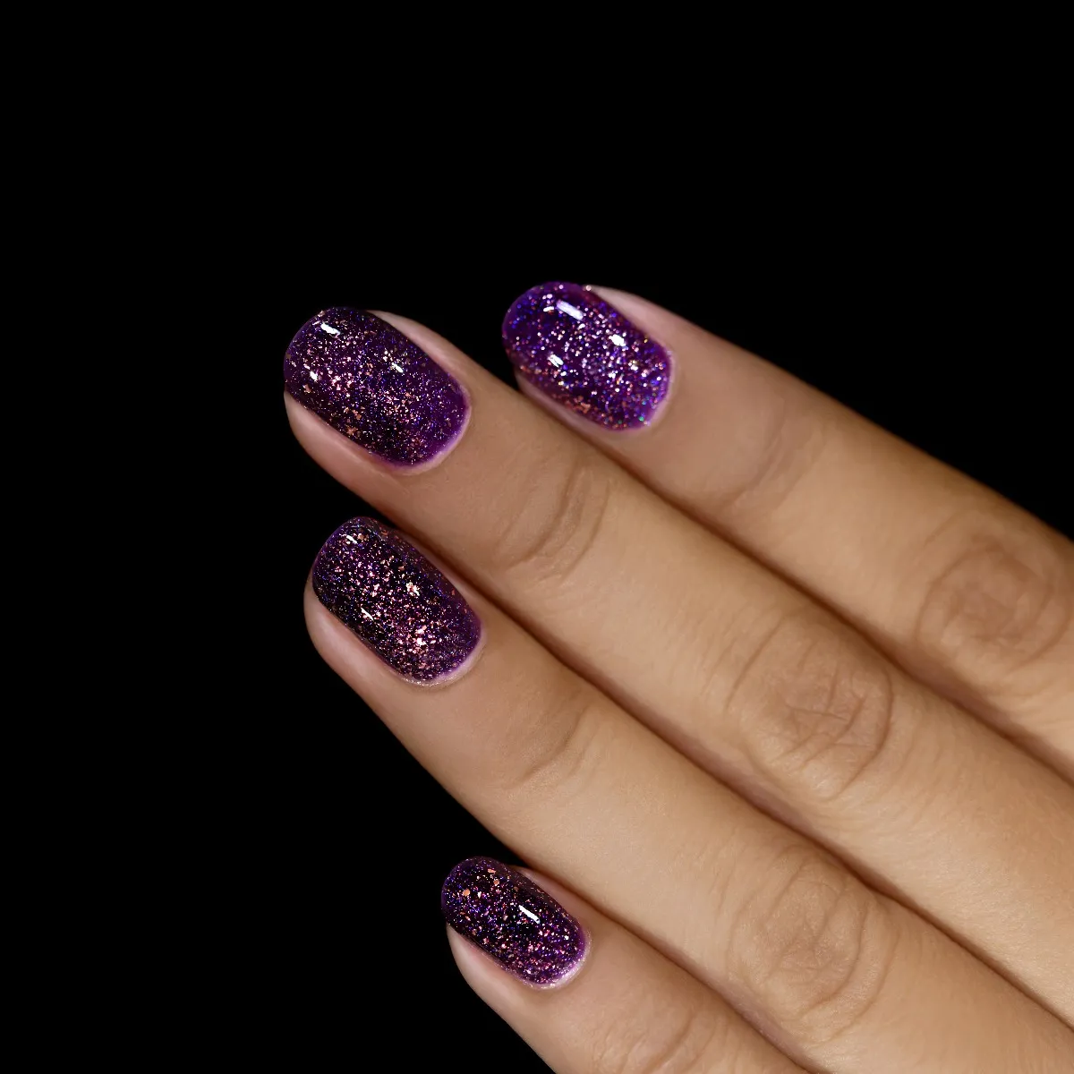 ILNP Empress nagellack rosa flakie topper