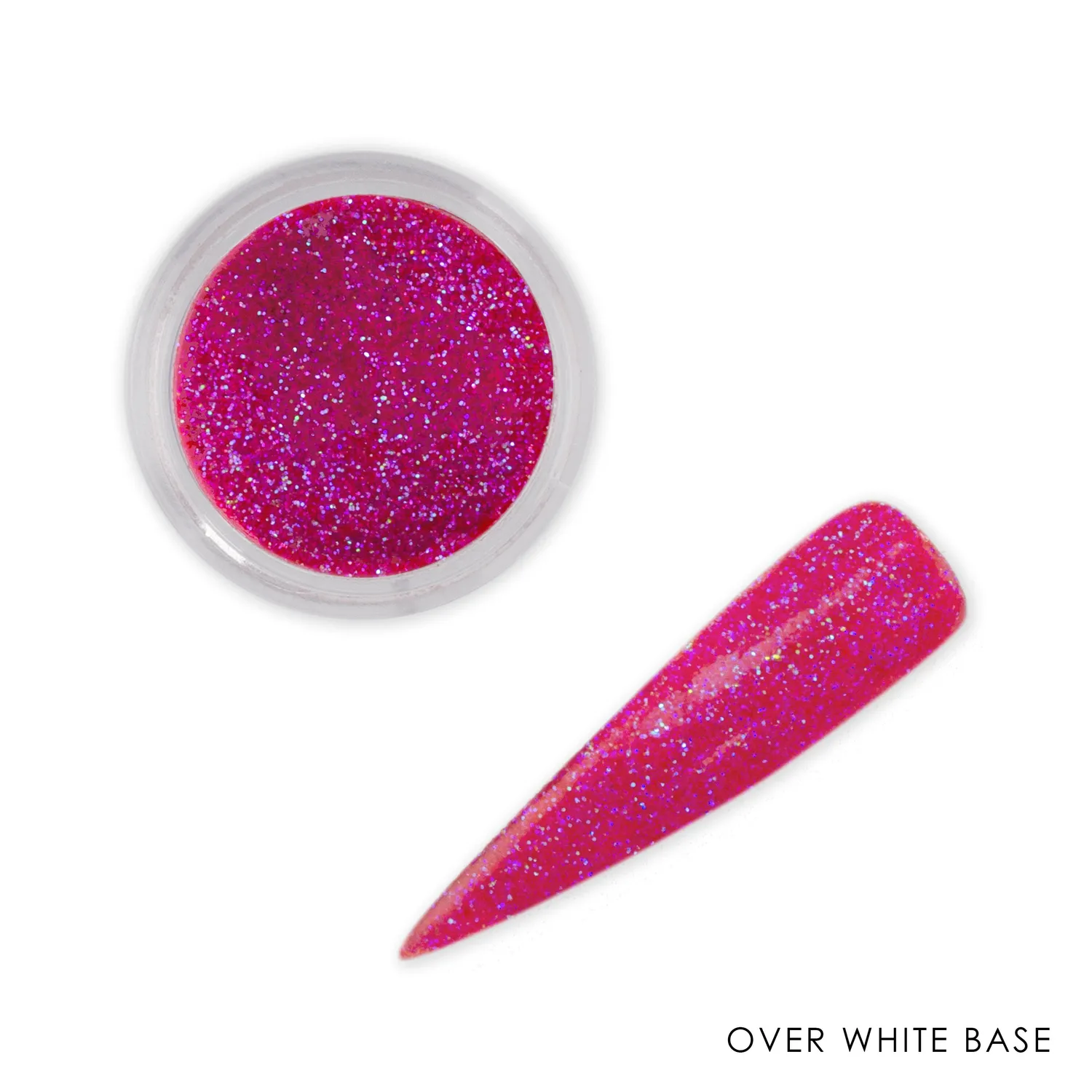 Iz Beauty Nail Art nagelglitter Frosted Pink 6g rosa