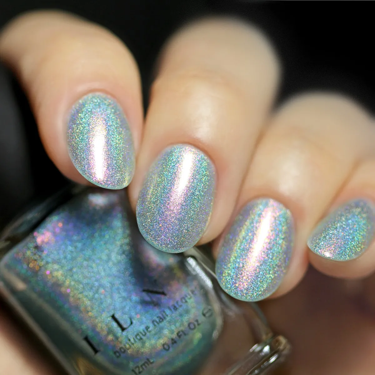 ILNP Summer Lovin nagellack pastellteal med rosa holo